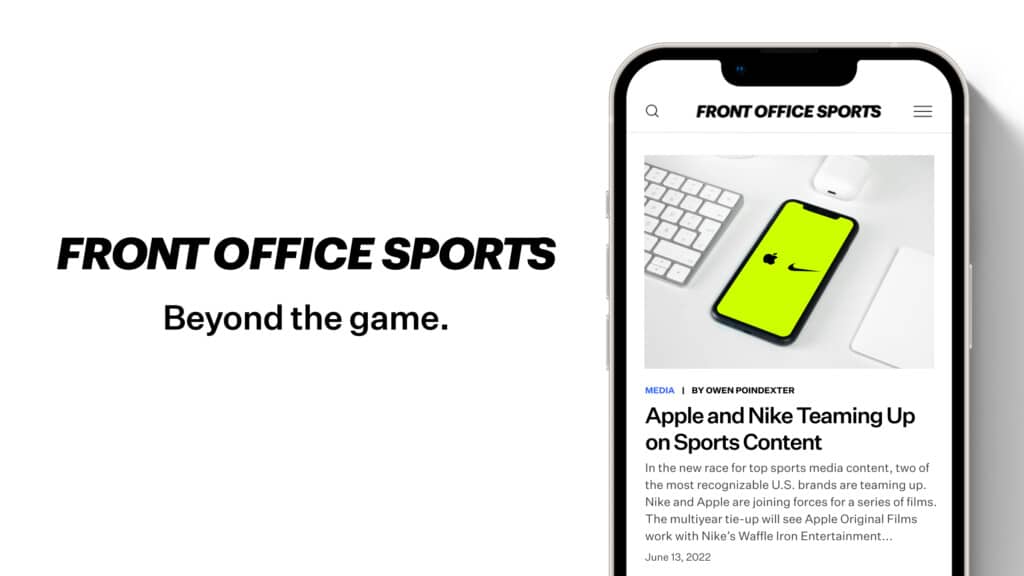 Front Office Sports Newsletter Cover Image