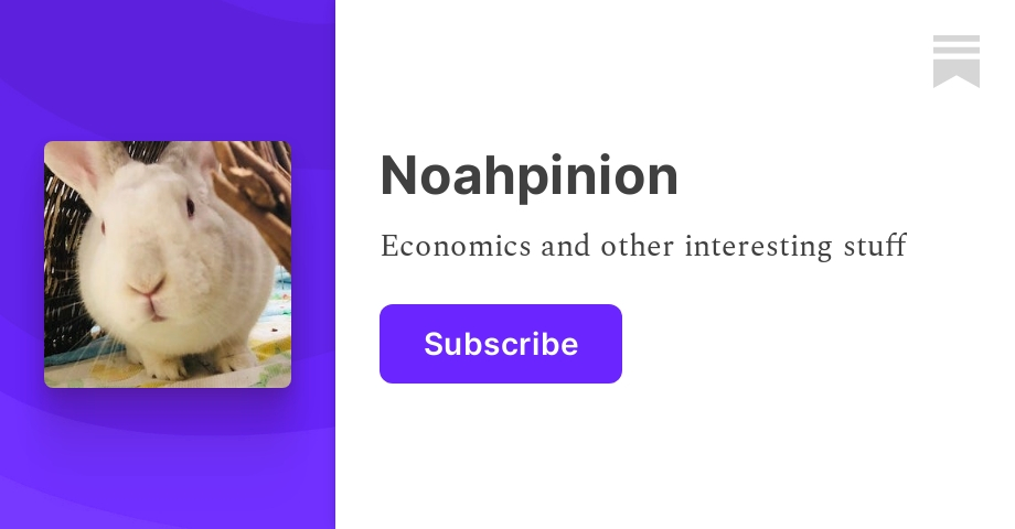 Noahpinion Newsletter Cover Image